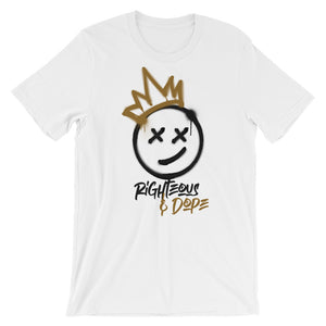 White Unisex Respect the King/Queen - righteous-and-dope