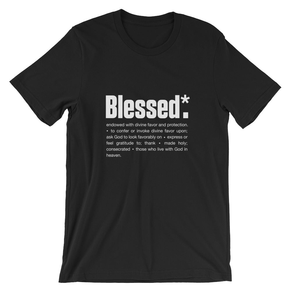Blessed Short-Sleeve Unisex T-Shirt - righteous-and-dope