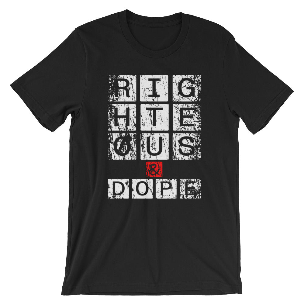 Boxed Righteous & Dope Short-Sleeve Unisex T-Shirt - righteous-and-dope